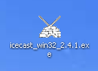 Icecast installer Icon on Windows