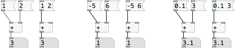 adding pairs of numbers with separate messages or single lists