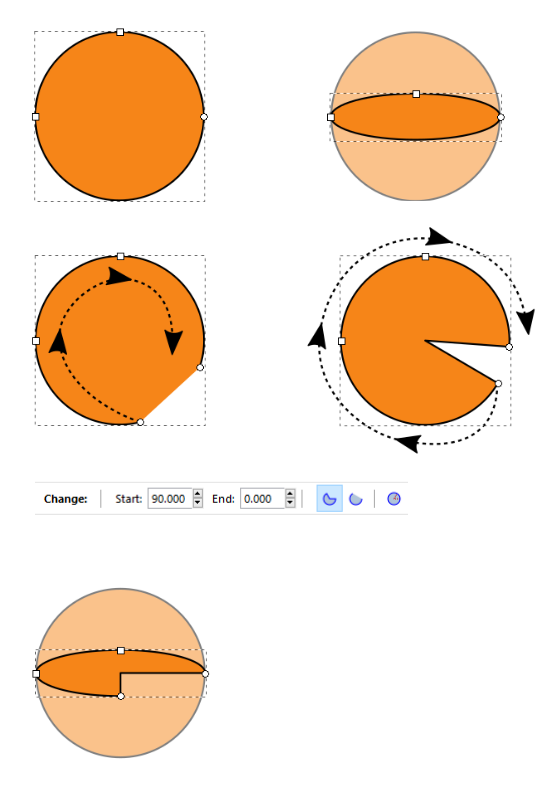 Ellipse Tool - Mouse Usage